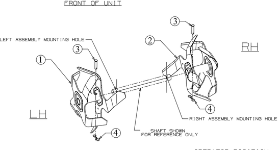 Tines Diagram and Parts List for RT35 (21A62M8710)(2017) Cub Cadet Tiller